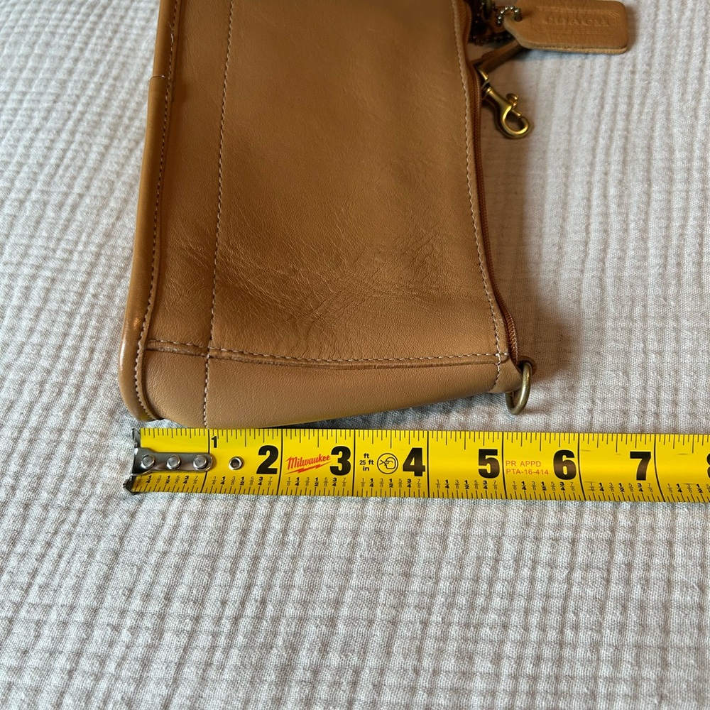 COACH 9311 Tan Mini Bag with Smooth Leather Finish - Picture 7 of 10